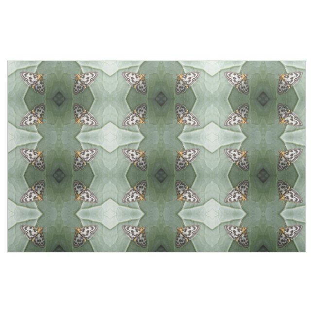Small Magpie Moth Patterned Animal Craft Fabric (Fat Quarter)