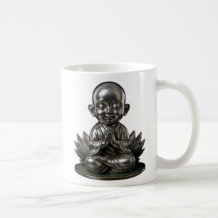 Small meditating Buddhist Coffee Mug