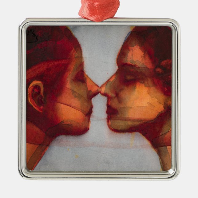 Small Mirror Twin 2003-07 Metal Tree Decoration (Front)