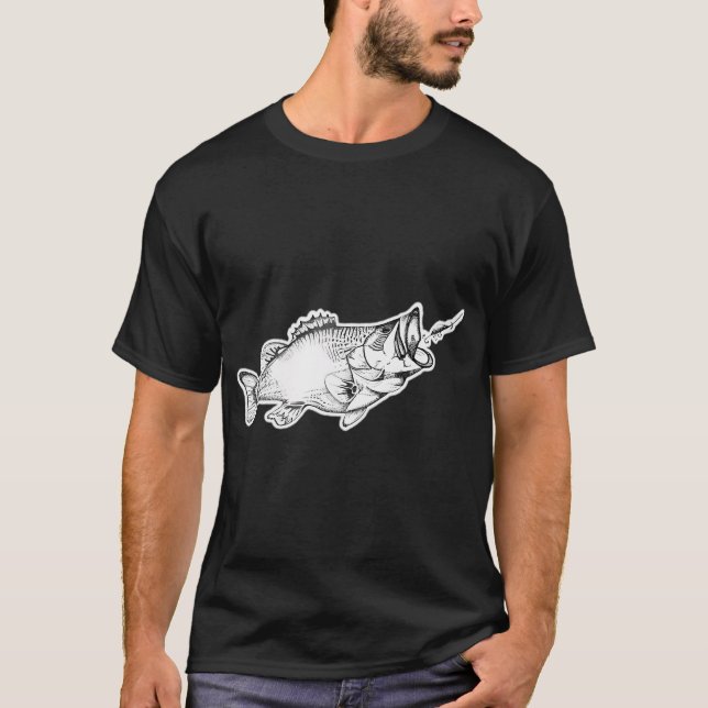 Small Mouth Bass T-Shirt (Front)