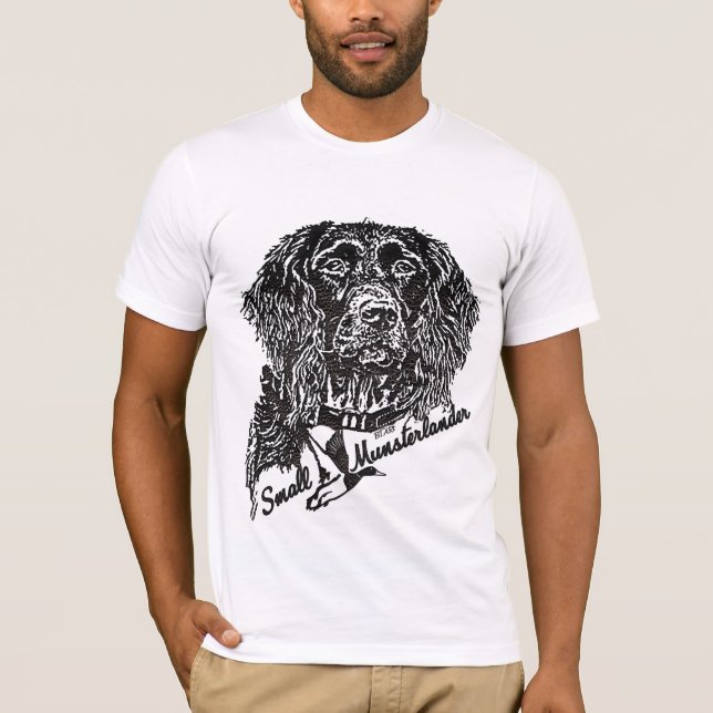 Small Munsterlander (logo)  T-Shirt (Front)