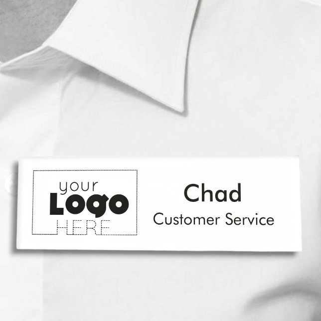 Small Name Badge Magnet Custom Logo Employee Staff (Creator Uploaded)