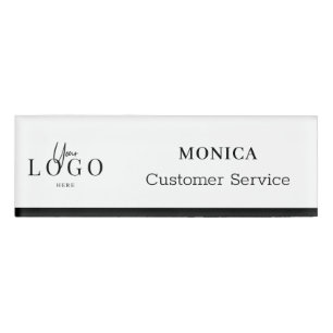 Small Name Badge Magnet Custom Logo Employee Staff