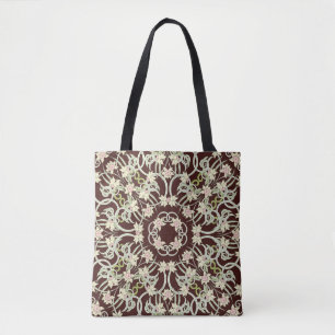 Small narcissus, art nouveau square. tote bag