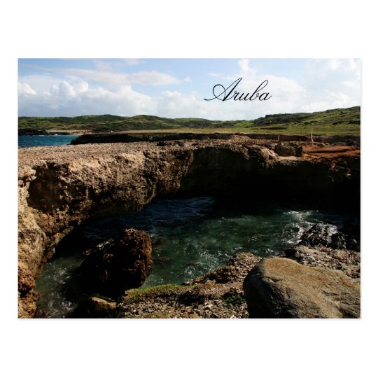 Small natural bridge in Aruba Postcard