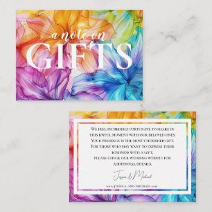Small Note on gifts card Ethereal Bloom