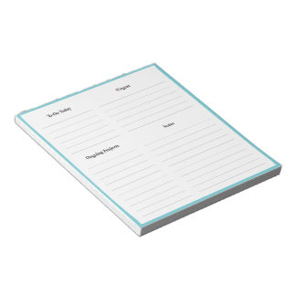Small Notepad Daily Planner Home & Business