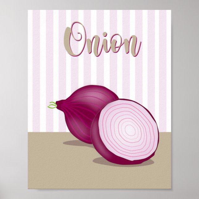 Small onion poster (Front)