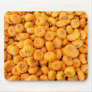 Small Orange Fall Harvest Pumpkins Mouse Mat