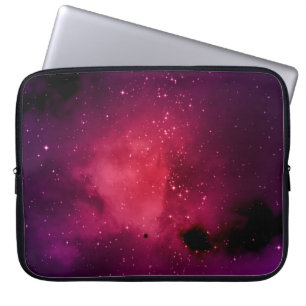 Small part of an infinite star field of space in t laptop sleeve