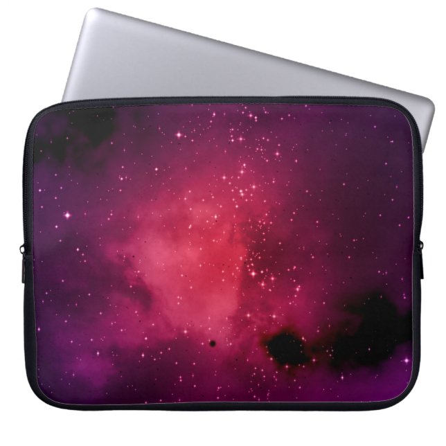 Small part of an infinite star field of space in t laptop sleeve (Front)