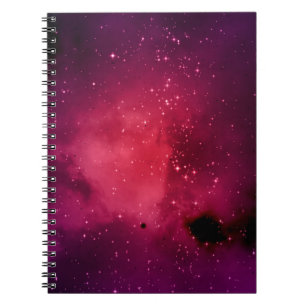 Small part of an infinite star field of space in t notebook