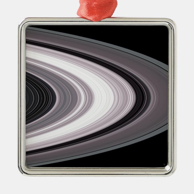 Small Particles in SaturnÃ¯Â¿Â½s Rings Metal Tree Decoration (Front)