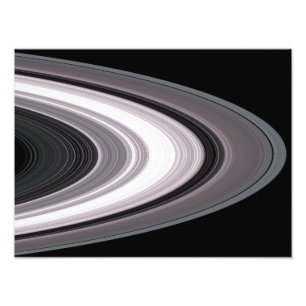Small Particles in Saturn�s Rings Photo Print