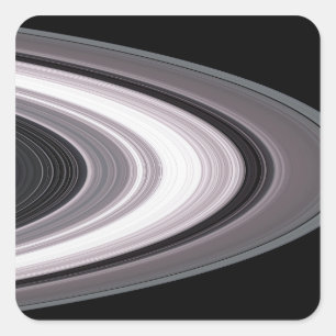 Small Particles in Saturn�s Rings Square Sticker