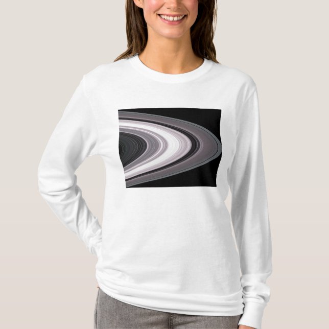 Small Particles in SaturnÃ¯Â¿Â½s Rings T-Shirt (Front)