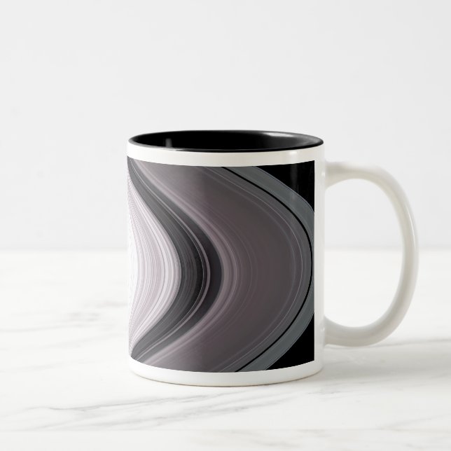 Small Particles in SaturnÃ¯Â¿Â½s Rings Two-Tone Coffee Mug (Right)