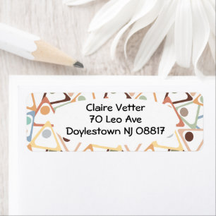 Small Pastel Triangles 