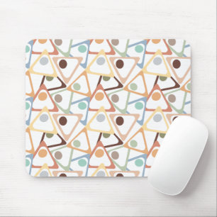 Small Pastel Triangles  Mouse Mat