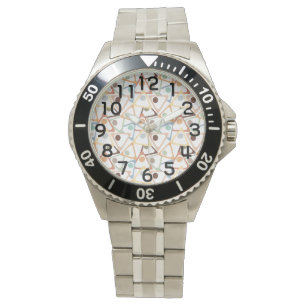 Small Pastel Triangles  Watch