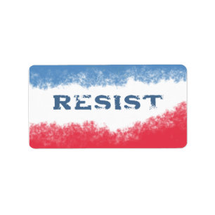 Small Patriotic Vote Blue Political Label