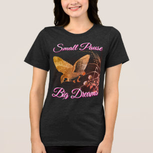 Small Pause, Big Dreams – Bird Design Women's T-Sh Tri-Blend Shirt