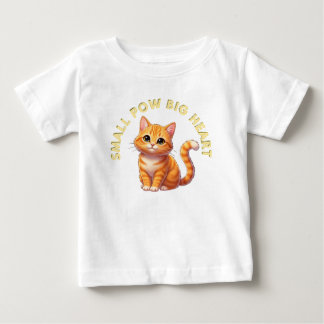 Small Paws, Big Heart Baby T-Shirt