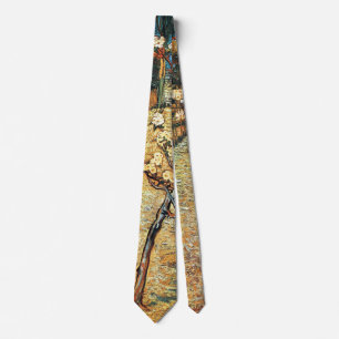 Small Pear Tree in Bloom by Vincent van Gogh Tie