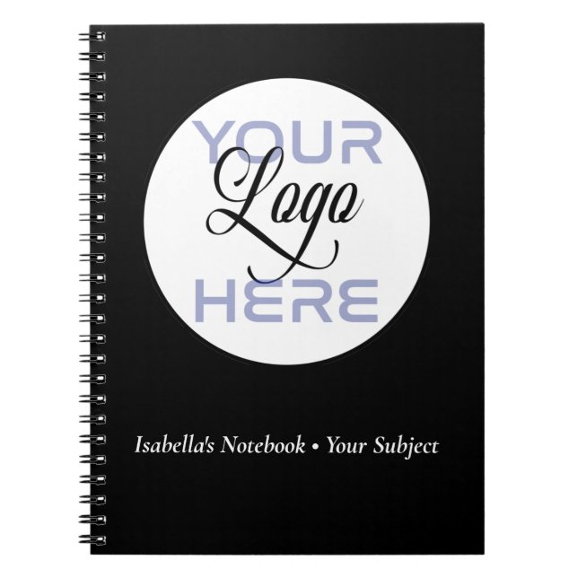 Small Personalised Notebook Custom Business Logo (Front)