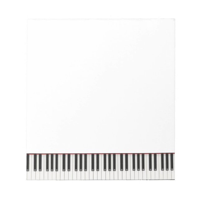 Small Piano Key Notepad (Front)