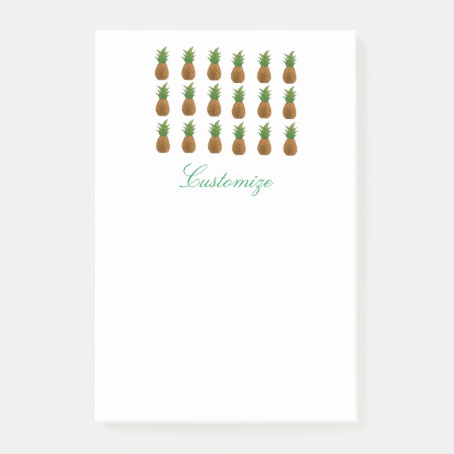 Small Pineapples Thunder_Cove Post-it Notes (Front)