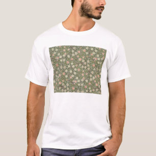 Small pink and white flower wallpaper design T-Shirt