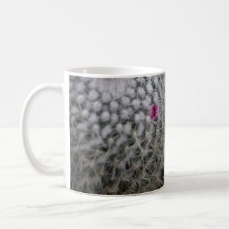 Small Pink Flowering Cactus Coffee Mug