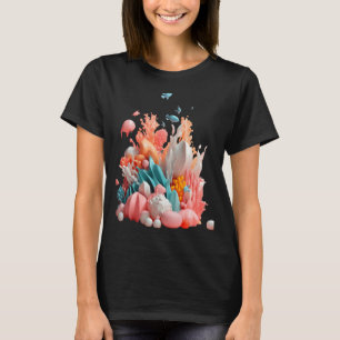 Small pink underwater world T-Shirt