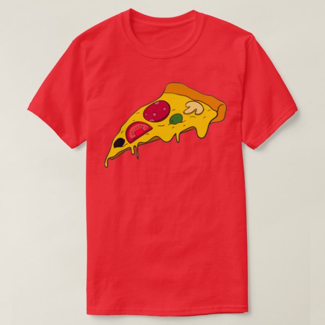 Small pizza slice T-Shirt (Design Front)