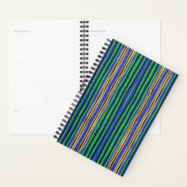 Small Planner Kente Stripes (Display)