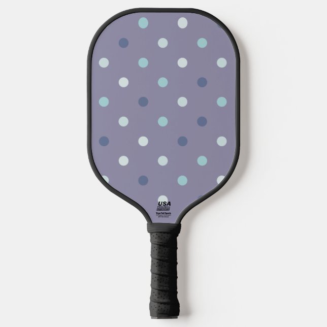 Small Polka Dots Pickleball Paddle Template (Front)
