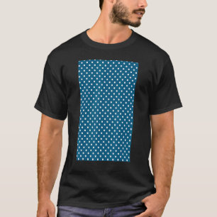 SMALL POLKADOT GEOMETRIC PATTERN TURQUOISE BLUE AN T-Shirt