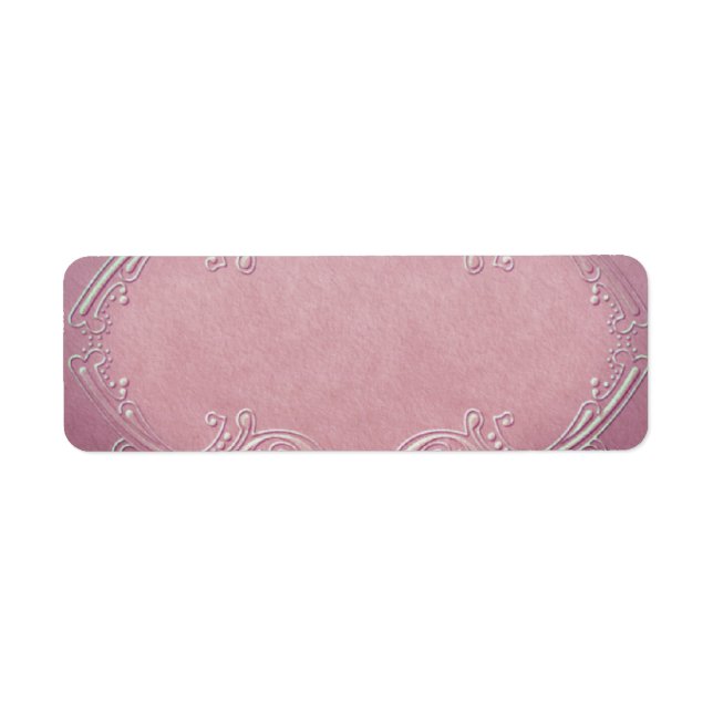 Small Pretty Pink Apothecary Label (Front)