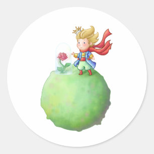 Small Prince Classic Round Sticker