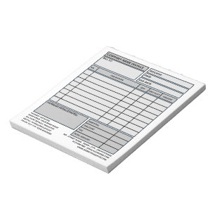 Small Professional Business Invoice/Quotation Notepad