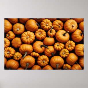 Small pumpkins for Halloween Poster