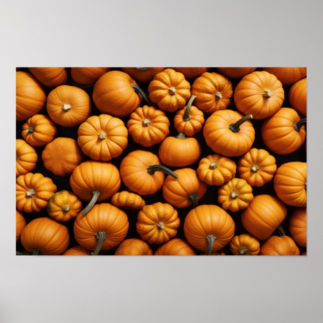 Small pumpkins for Halloween Poster (Front)