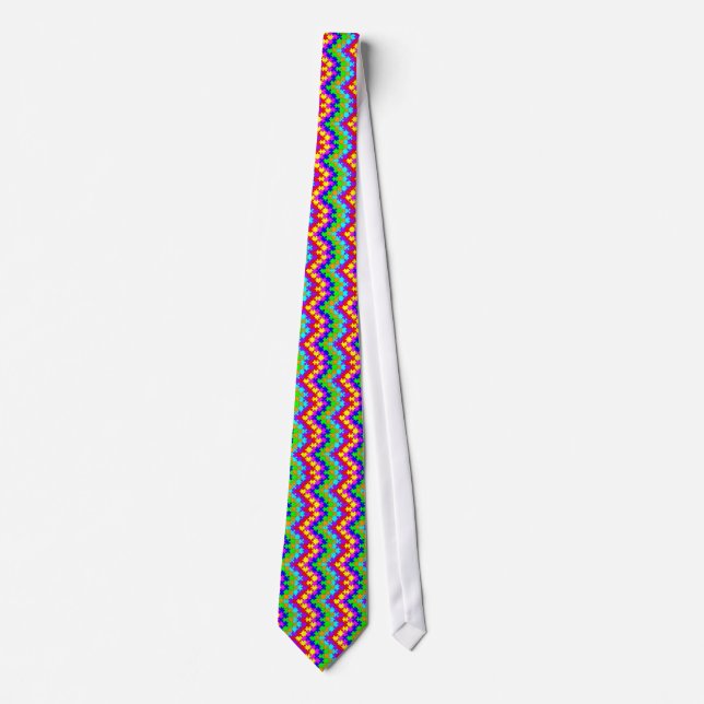 Small Puzzle Pieces Tie (Front)