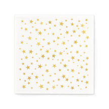 Small Random Gold Stars Pattern