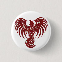 Small Red Phoenix Logo button