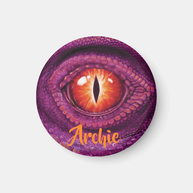 Small round Dragon's Eye magnet (Front)