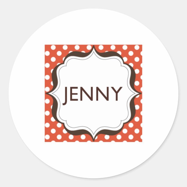 Small Round Stickers - logo centred (Front)