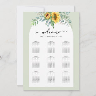 Small Seating Chart Invitation