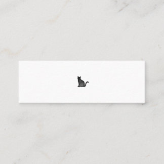 Small, simple business card business card cat